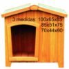 Caseta de madera para perros grande resistente; Caseta de madera para perros tamaño mediano. Caseta de madera resistente al clima para perros grandes. Caseta para perros con diseño natural y elegante.