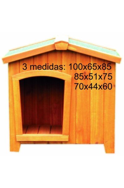 Caseta de madera para perros grande resistente