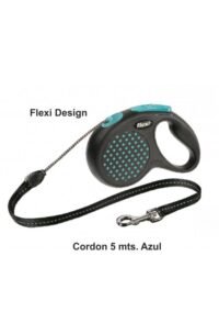 Flexi design m cordón 5 mts. Azul