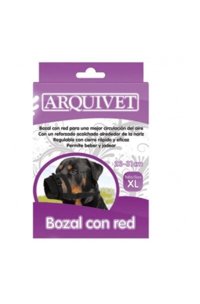 Bozal Nylon con Red Ajustable para perros Ideal para razas muy grandes