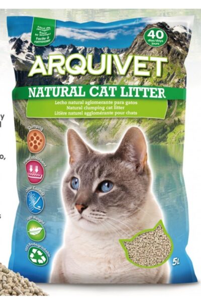 Arquivet Natural Cat Litter Clumping 5 L.