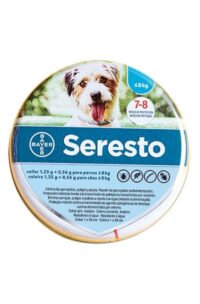 Seresto collar perro pequeño de menos 8 kg.